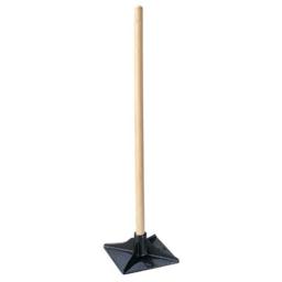 Woodings 10-Inch by 10-Inch Tamper with 42-Inch Ash Handle 1133700